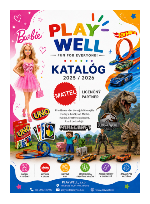 Katalóg Mattel, UNO, Hot Wheels