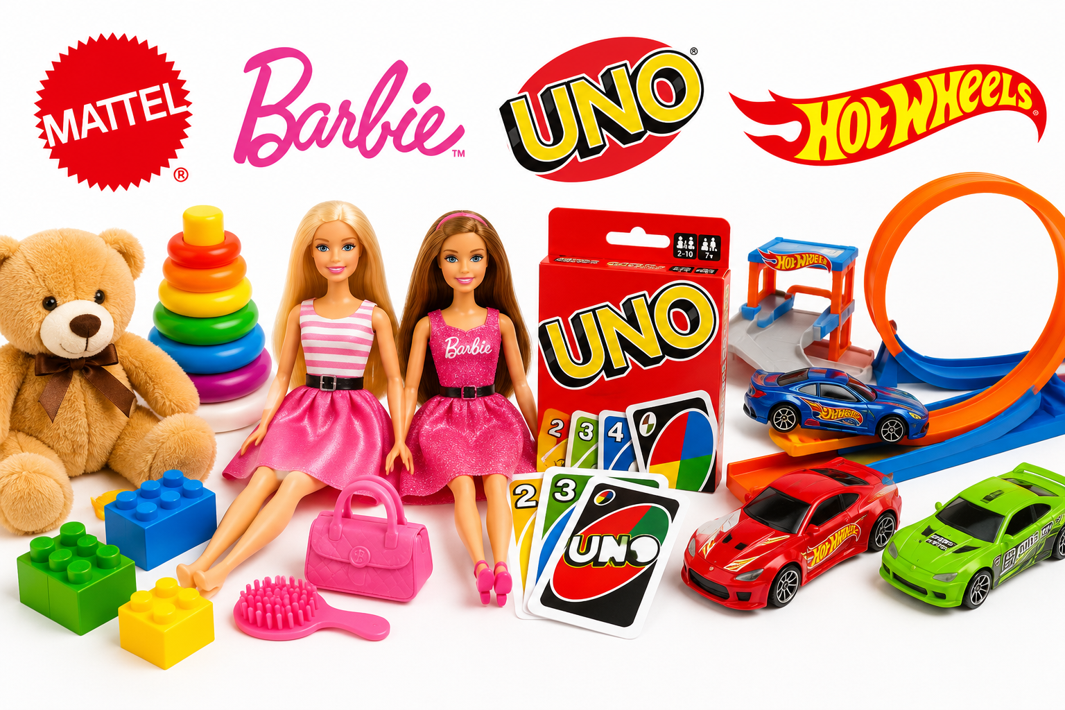 Oficiálny distribútor svetových značiek Mattel, Barbie, UNO a Hot Wheels